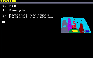 Galactica atari screenshot